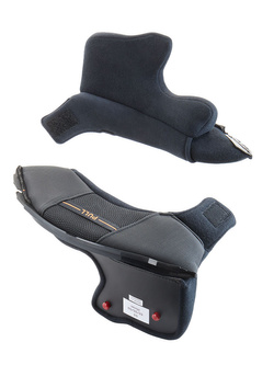 Wkładki policzkowe do kasku Schuberth S3 Sport czarne [rozm. 53-59]