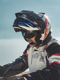 Kask szczękowy Schuberth E2 Explorer niebieski