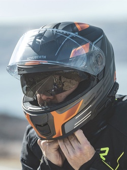 Kask integralny Schuberth S3 Storm pomarańczowy