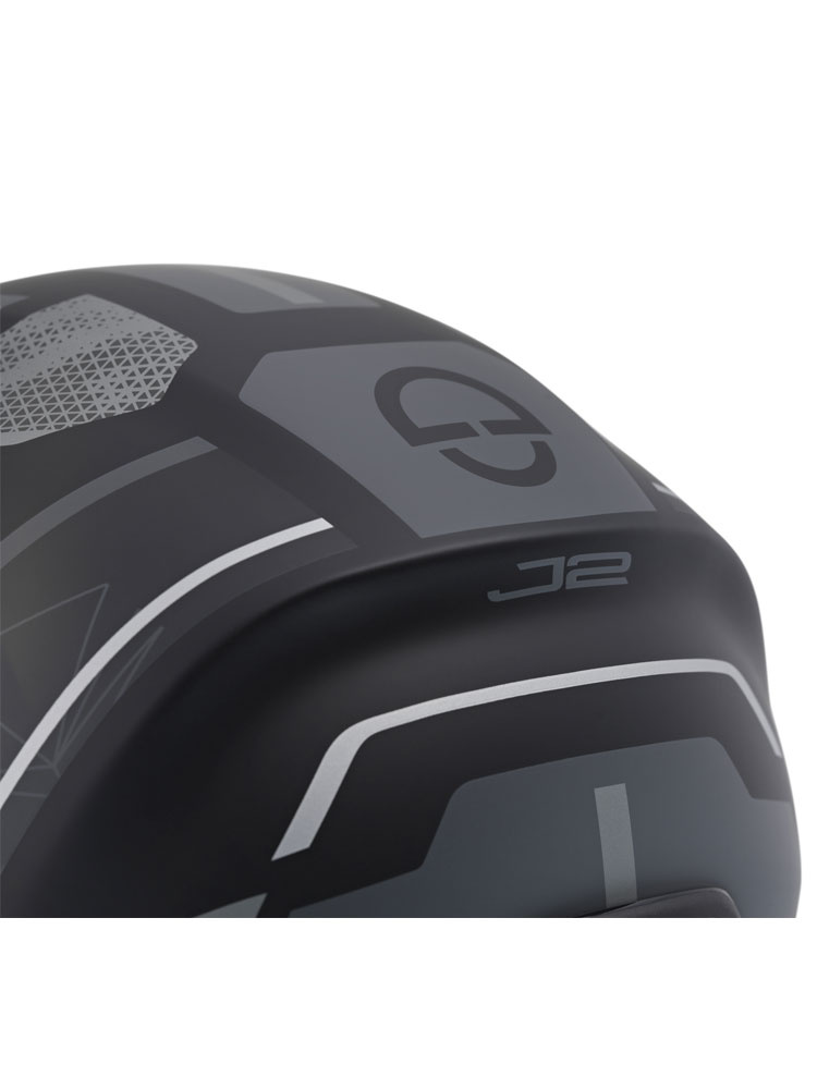 Zestaw: Kask otwarty Schuberth J2 Sigma czarno-szary + dedykowany interkom motocyklowy + Gratisy