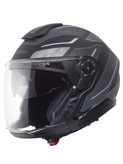 Kask otwarty Schuberth J2 Sigma czarno-szary + Gratisy