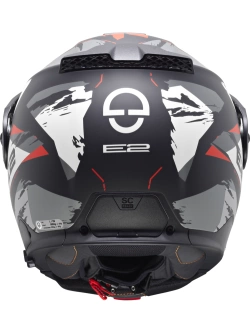 Kask szczękowy Schuberth E2 Trail czarno-szaro-biały matowy + Gratisy