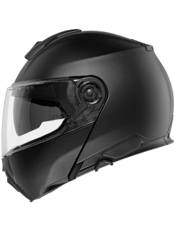 Zestaw: kask szczękowy Schuberth C5 ANC czarny matowy + dedykowany interkom motocyklowy