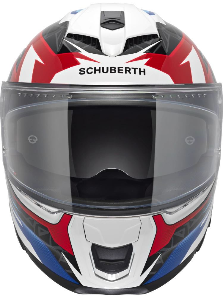 Zestaw: Kask integralny Schuberth S3 Thunder czarno-czerowono-niebieski połysk + dedykowany interkom motocyklowy + Gratisy