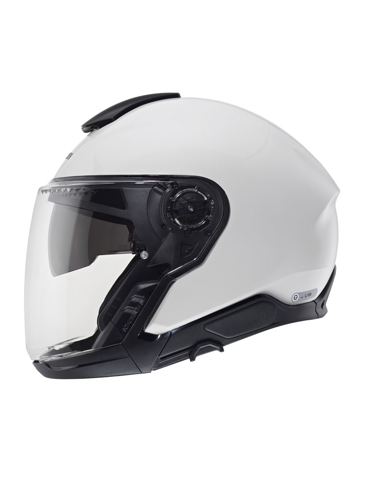 Zestaw: Kask otwarty Schuberth J2 biały + dedykowany interkom motocyklowy + Gratisy