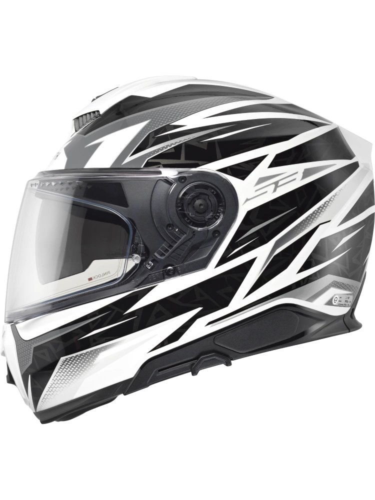 Zestaw: Kask integralny Schuberth S3 Thunder czarno-biały połysk + dedykowany interkom motocyklowy + Gratisy