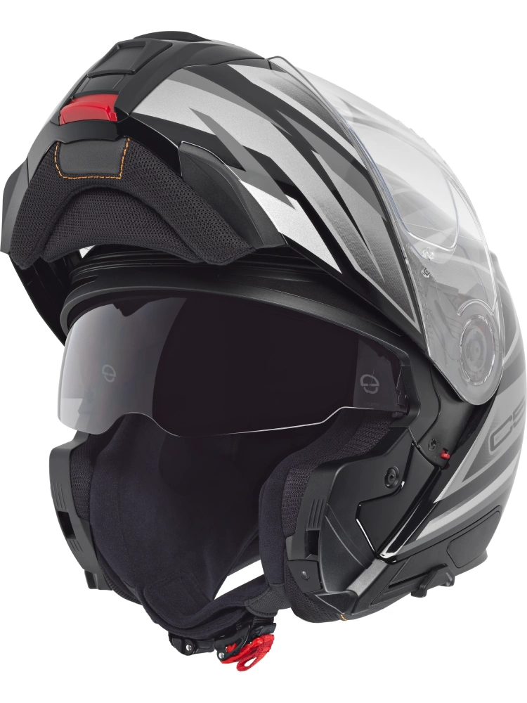 Kask szczękowy Schuberth C5 Zenith czarno-szary połysk + Gratisy