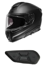 Zestaw: kask integralny Schuberth S3 czarny matowy + dedykowany interkom motocyklowy + Gratisy