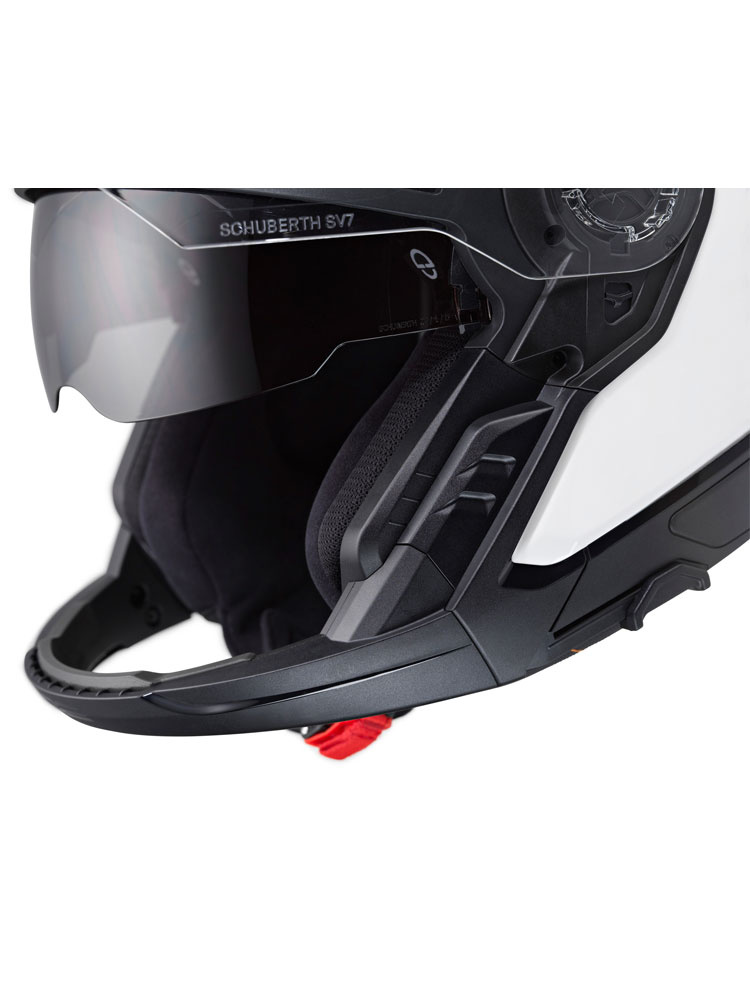 Zestaw: Kask otwarty Schuberth J2 biały + dedykowany interkom motocyklowy + Gratisy