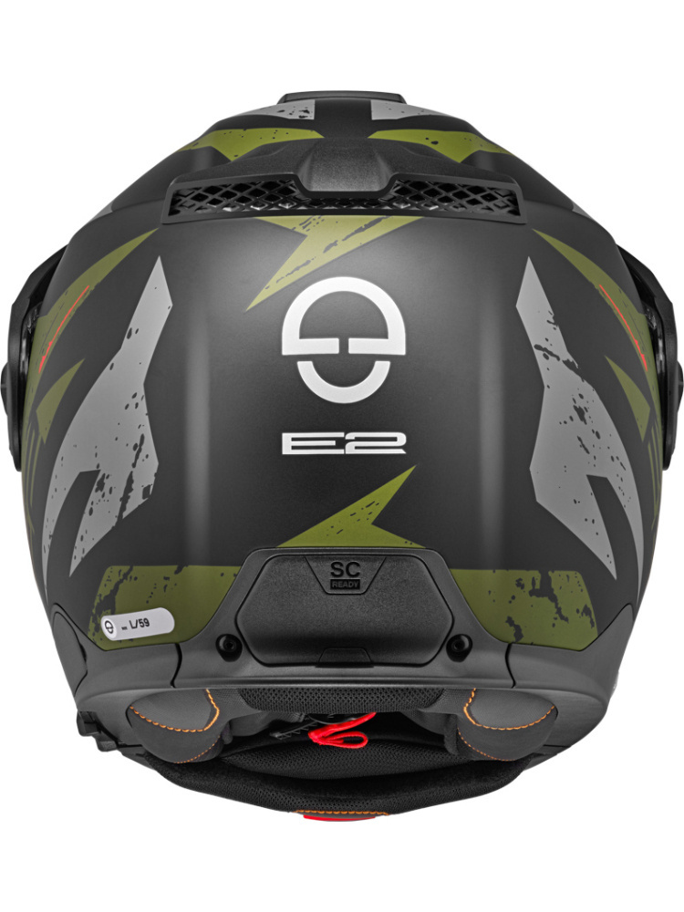 Kask szczękowy Schuberth E2 Explorer zielony