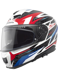 Kask integralny Schuberth S3 Thunder czarno-czerowono-niebieski połysk + Gratisy