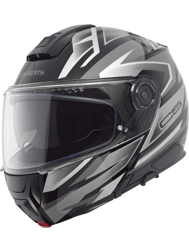 Kask szczękowy Schuberth C5 Zenith czarno-szary połysk + Gratisy