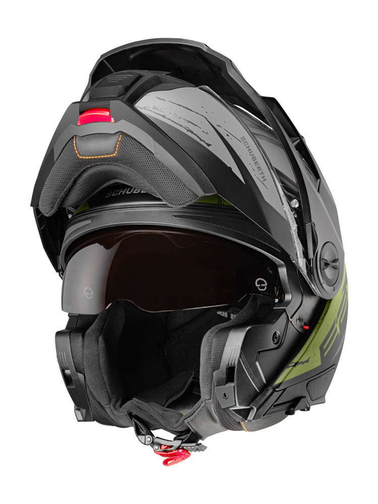 Kask szczękowy Schuberth E2 Explorer zielony