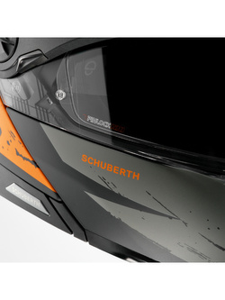 Kask szczękowy Schuberth E2 Explorer pomarańczowy