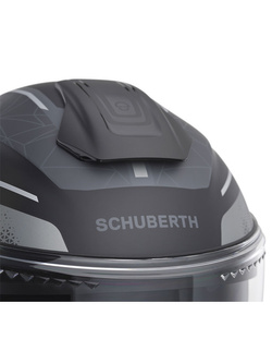 Zestaw: Kask otwarty Schuberth J2 Sigma czarno-szary + dedykowany interkom motocyklowy + Gratisy
