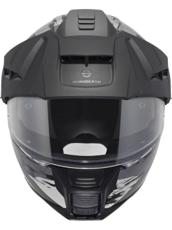 Zestaw: Kask szczękowy Schuberth E2 Trail czarno-szaro-żółty matowy + dedykowany interkom motocyklowy + Gratisy