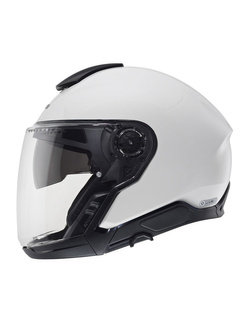 Zestaw: Kask otwarty Schuberth J2 biały + dedykowany interkom motocyklowy + Gratisy