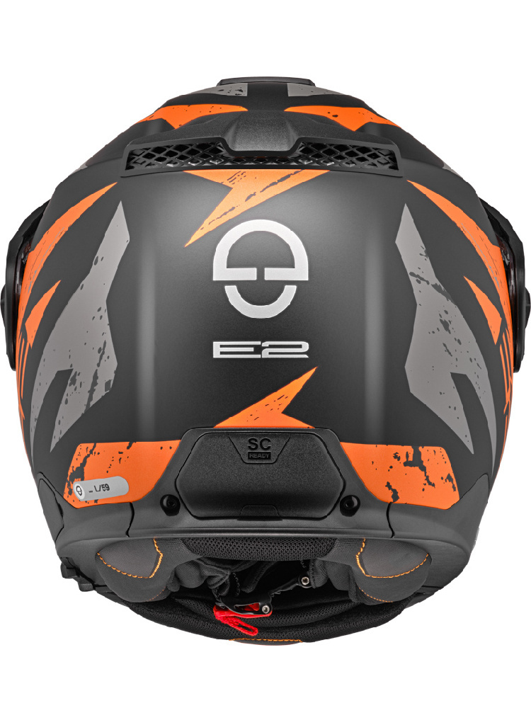 Kask szczękowy Schuberth E2 Explorer pomarańczowy