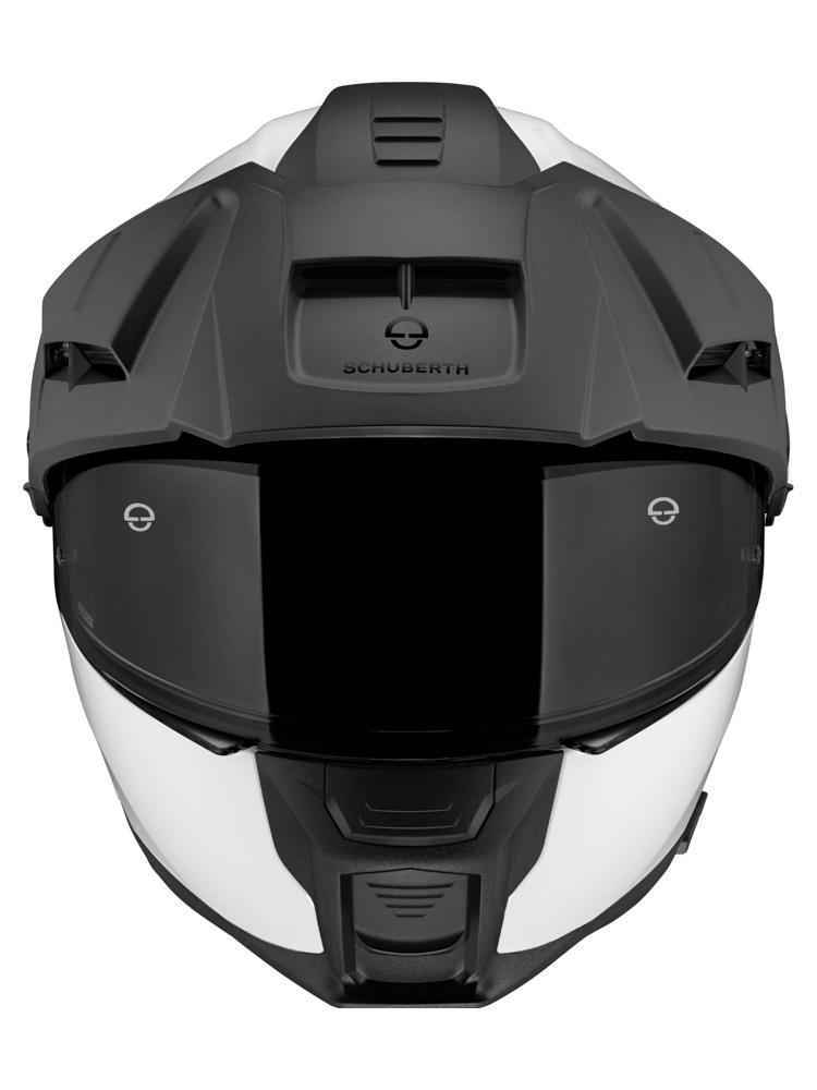 Zestaw: Kask szczękowy Schuberth E2 biały połysk + dedykowany interkom motocyklowy + Gratisy