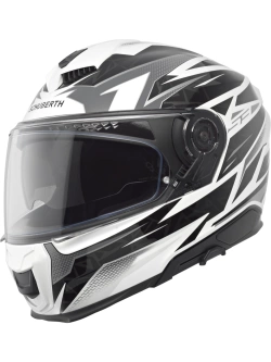 Kask integralny Schuberth S3 Thunder czarno-biały połysk + Gratisy