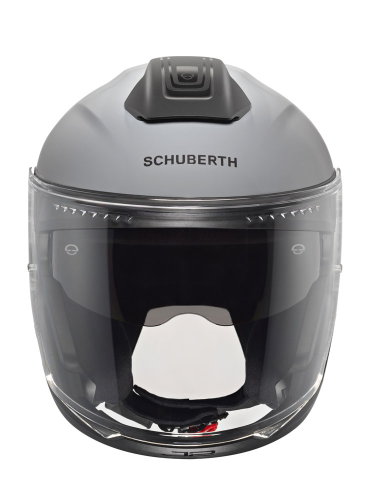 Zestaw: Kask otwarty Schuberth J2 szary + dedykowany interkom motocyklowy + Gratisy