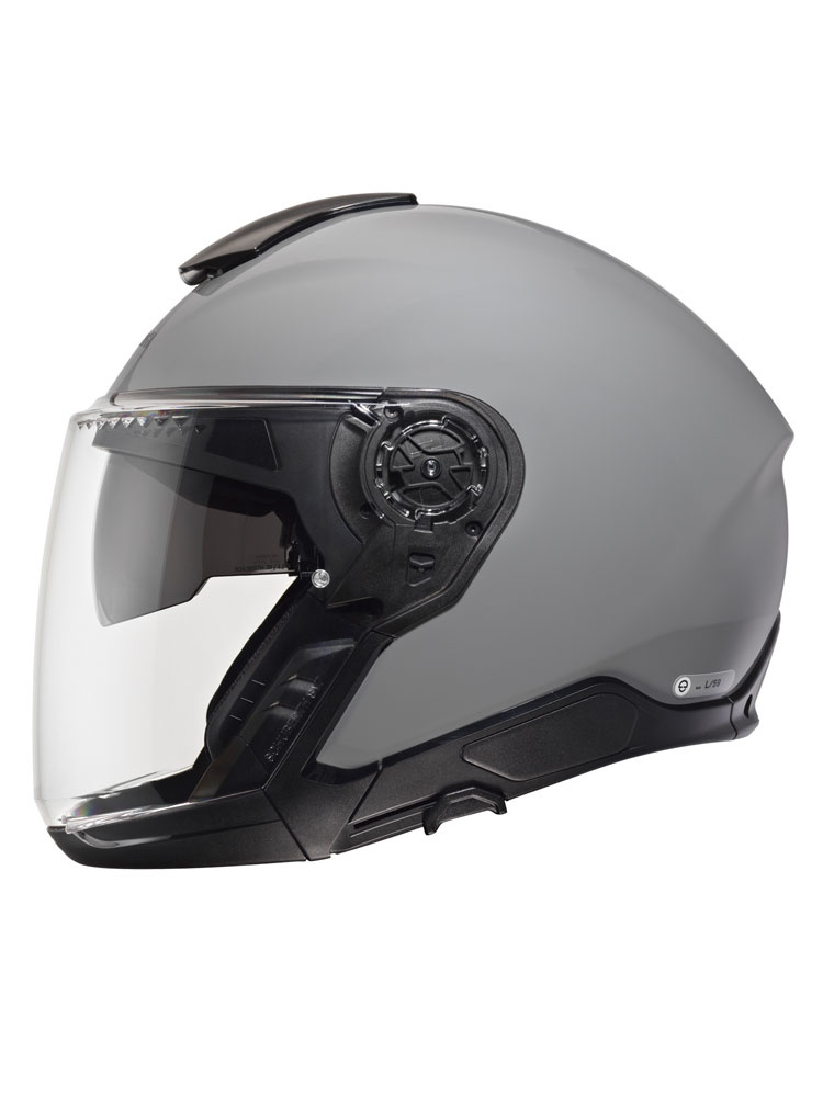 Zestaw: Kask otwarty Schuberth J2 szary + dedykowany interkom motocyklowy + Gratisy