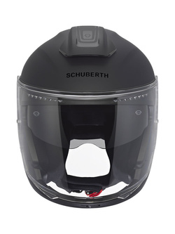 Zestaw: Kask otwarty Schuberth J2 czarny matowy + dedykowany interkom motocyklowy + Gratisy