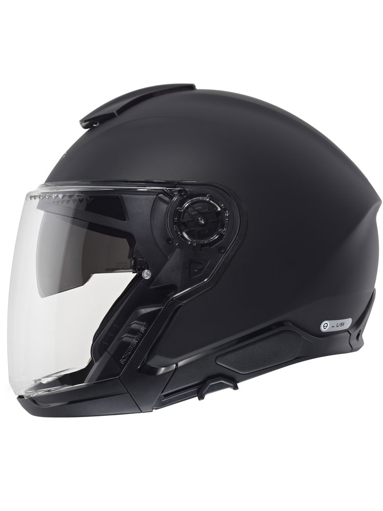Zestaw: Kask otwarty Schuberth J2 czarny matowy + dedykowany interkom motocyklowy + Gratisy