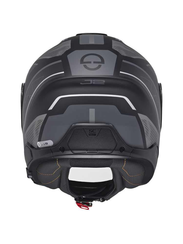 Zestaw: Kask otwarty Schuberth J2 Sigma czarno-szary + dedykowany interkom motocyklowy + Gratisy