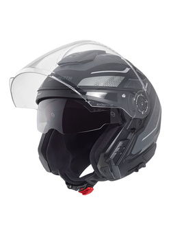 Kask otwarty Schuberth J2 Sigma czarno-szary + Gratisy