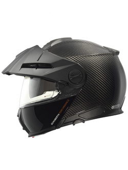 Zestaw: kask szczękowy Schuberth E2 Carbon czarny + dedykowany interkom motocyklowy + Gratisy