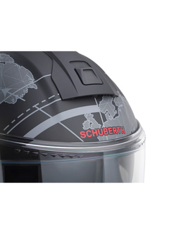 Kask szczękowy Schuberth C5 Globe czarno-szary + Gratisy