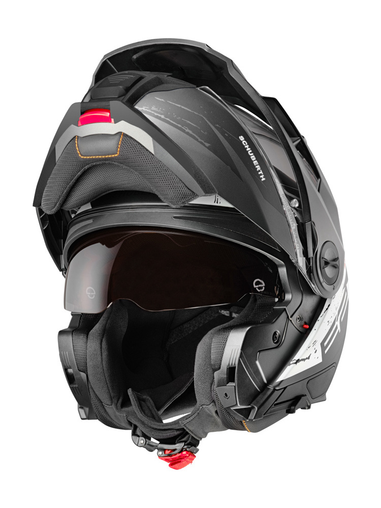 Kask szczękowy Schuberth E2 Explorer szary