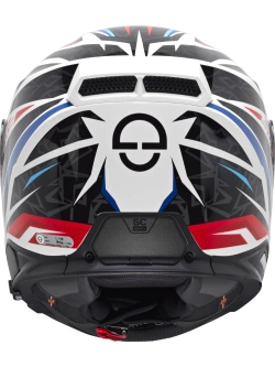 Kask integralny Schuberth S3 Thunder czarno-czerowono-niebieski połysk + Gratisy